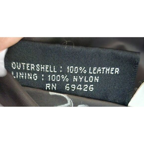 Y2K Wilsons Leather Maxima Suede Tapered Waist Jacket Womens Size L Brown - Picture 7 of 8